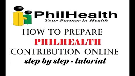 spa philhealth|How to prepare Philhealth Contribution Online .
